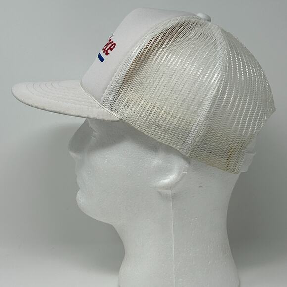 Vintage 80s The RX Place Drug Store Trucker Hat Cap Pharmacy Mesh Snapback White - Picture 6 of 9